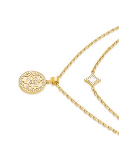 CERRUTI 1881 Silvia Double-Layered and Lustrous Mother of Pearl Necklace for Women  - Image 2