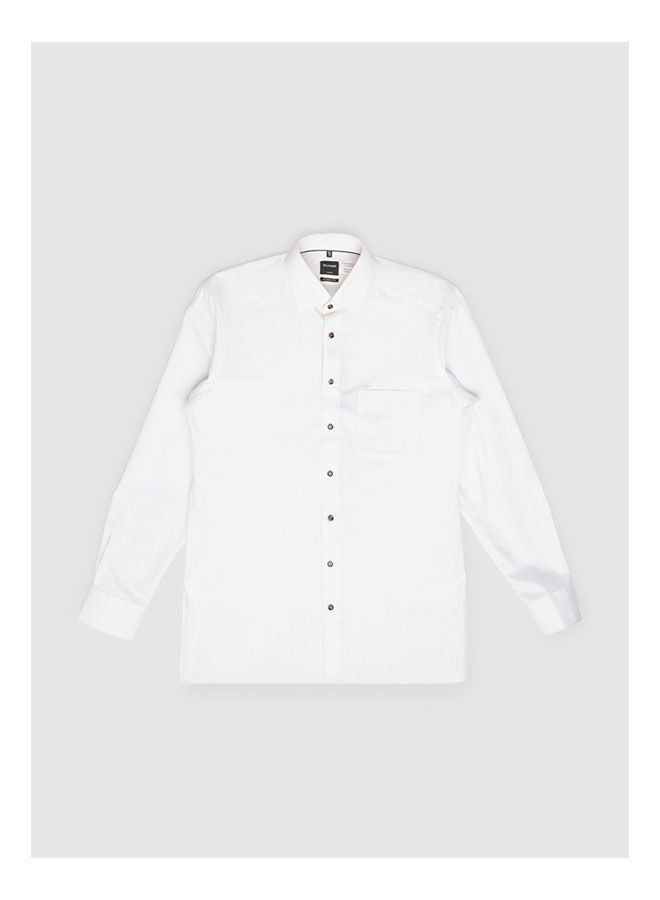 Olymp Collared Neck Long Sleeve Plain/Basic Shirt  - Image 1