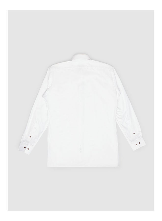 Olymp Collared Neck Long Sleeve Plain/Basic Shirt  - Image 2