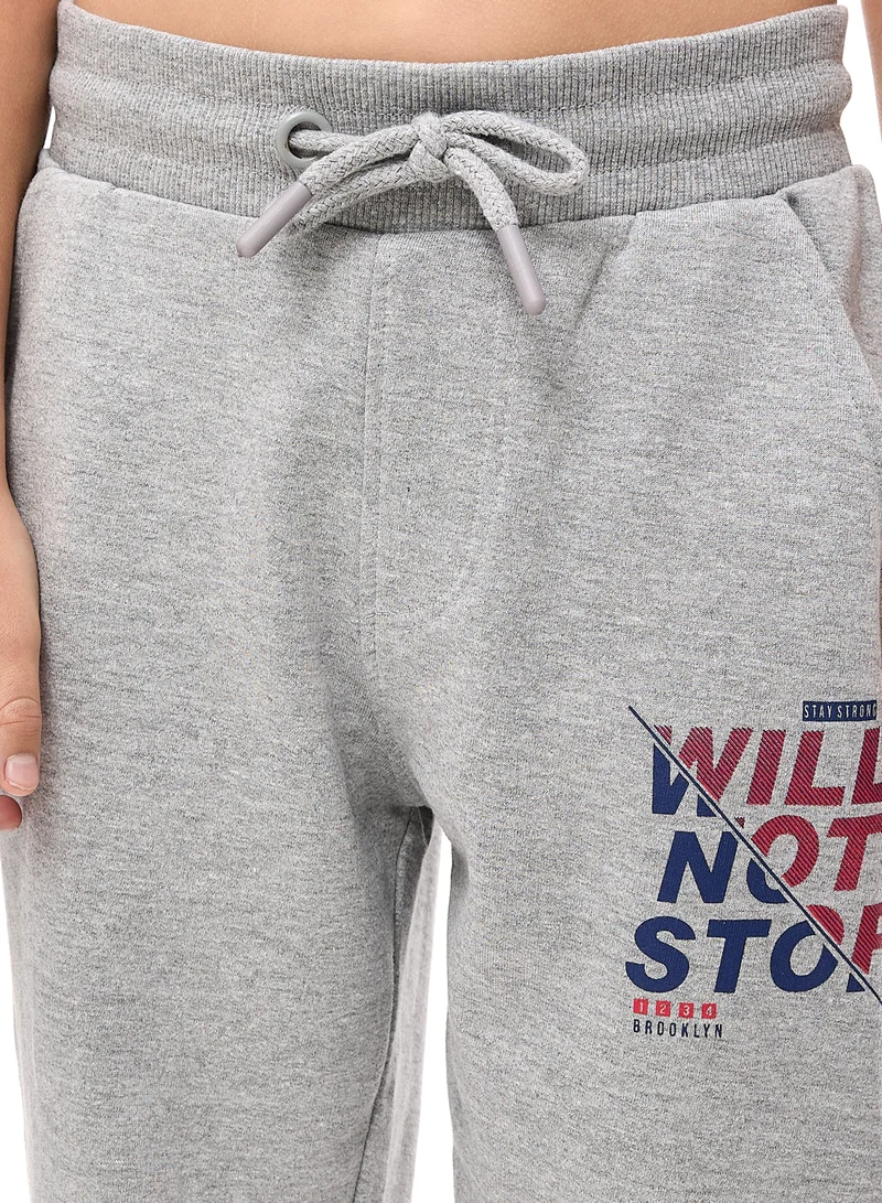 victor and jane Boys' 2-Piece Sweatshirt and Jogger Set (2 -8 yrs) Grey