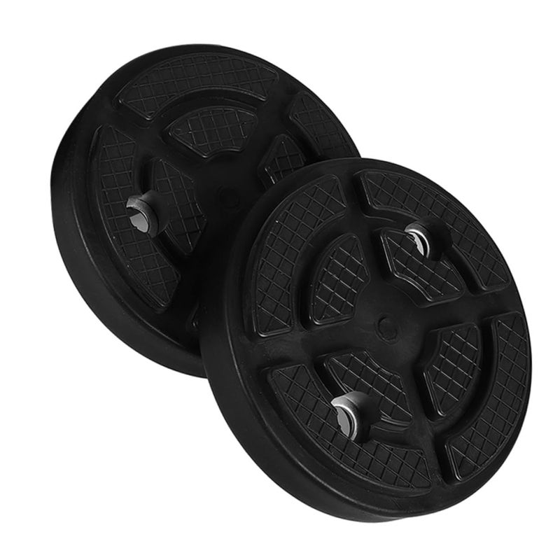 Rv Jack Pads Replacement 2 Pack Sturdy Rubber Thick Wear Resistant Design - Image 2
