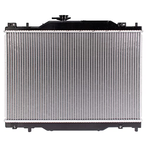 TRQ Radiator Assembly Aluminum Core Compatible with 16-21 Mazda CX-3 CU13585 MA3010241 - Image 1