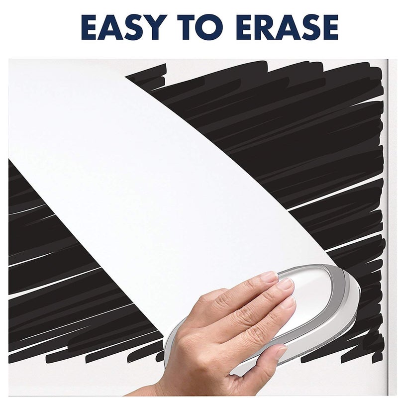 Quartet White Board Dry Erase Board Eraser, 6" x 2-3/8", Premium Max Clean for Dry Erase Markers, Includes Magnetic Caddy Holder, Home School Supplies & Home Office Accessories, Silver (DFEB5) - Image 3