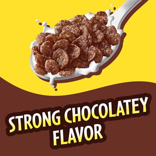 Cocoa PEBBLES Cereal, Chocolatey Kids Crunch, Gluten Free Sweetened Rice Crunch, 19.5 oz Family Size Cereal Box - Image 2