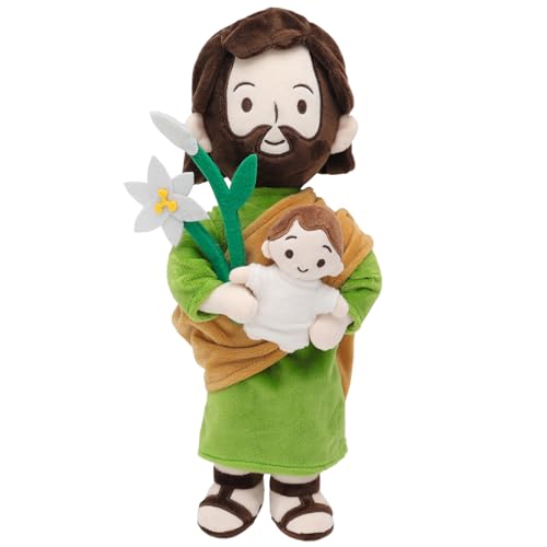 Yelakey St Joseph Plush Jesus Plush Jesus Stuffed Doll Christian Toy for Kids Easter Gifts Decoration - Image 1