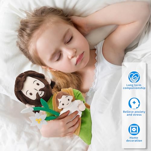 Yelakey St Joseph Plush Jesus Plush Jesus Stuffed Doll Christian Toy for Kids Easter Gifts Decoration - Image 5
