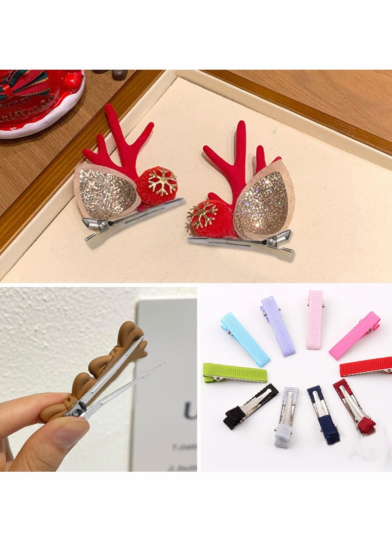 SOLARAE 50 Pcs Curl Clips, Single Prong Clips Metal Crocodile Hair Styling Accessories Section Small for Curly Extensions DIY (1.75") - Image 5