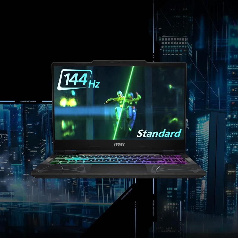 MSI Cyborg 15 (2025) Gaming Laptop Intel Core i7-13620H,15.6 Inch FHD 144Hz, 8GB Nvidia RTX 5060, 32GB RAM, 2TB SSD Windows 11 Home, RGB English Keyboard, Translucent Black english Translucent Black - Image 3