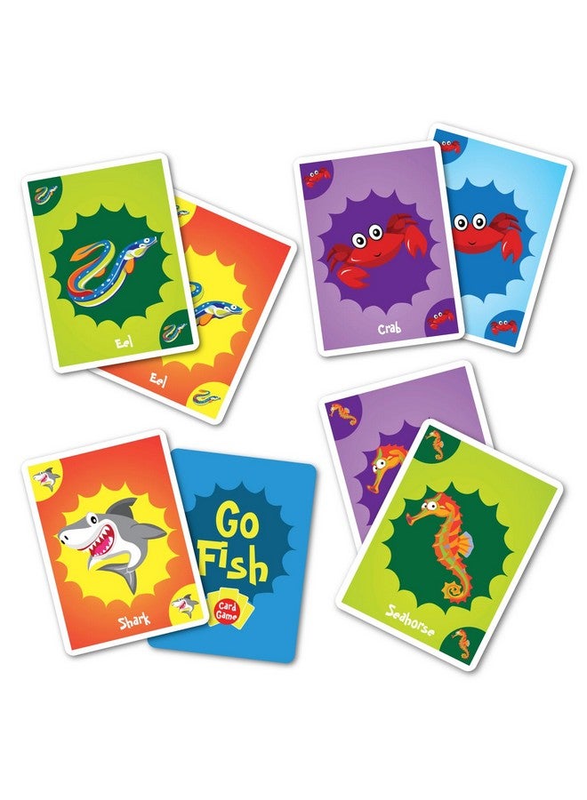 University Games Go Fish Card Game - Jumbo Size, Colorful Animal Cards for Kids Ages 4 and Up, Fun Family and Educational Game - Image 3