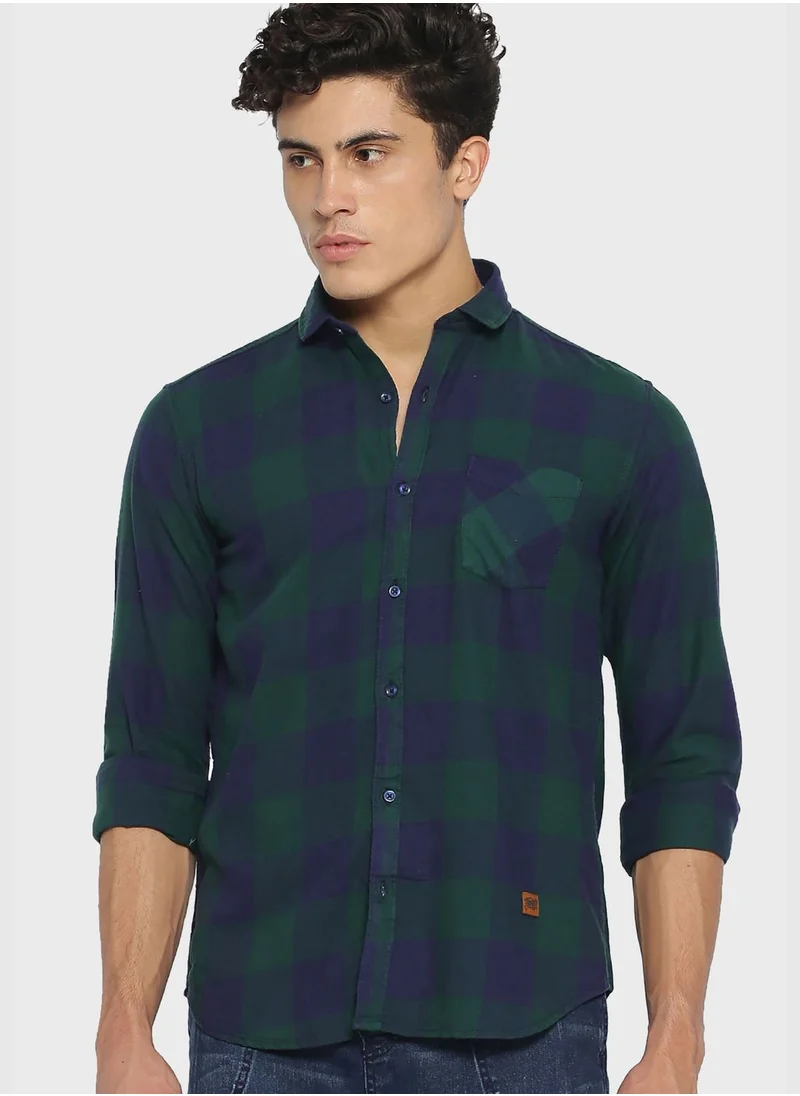 Campus Sutra Check Shirt