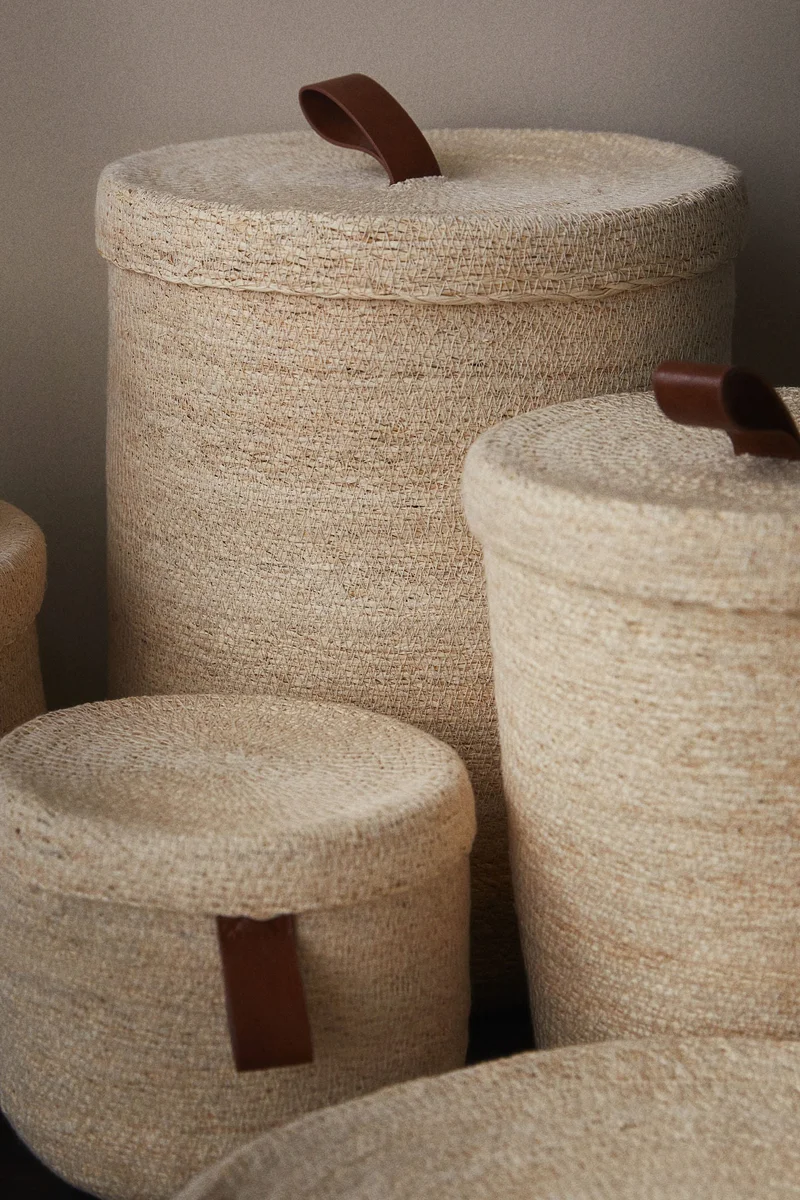 H&M Seagrass laundry basket