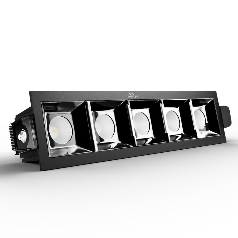 Murphy Aluminium 10W Black Finish Square Laser Led Ceiling Cob Spot, Focus, Down Ceiling Light, Ceiling Pop Light (Warm White, Pack Of 1, With 2 Years Warranty) - Image 3