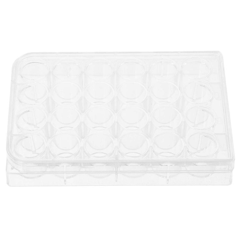 24 Well Cell Culture Plate 2 Pack With Lid Deep and Shallow Well Tissue Culture Tray - Image 2
