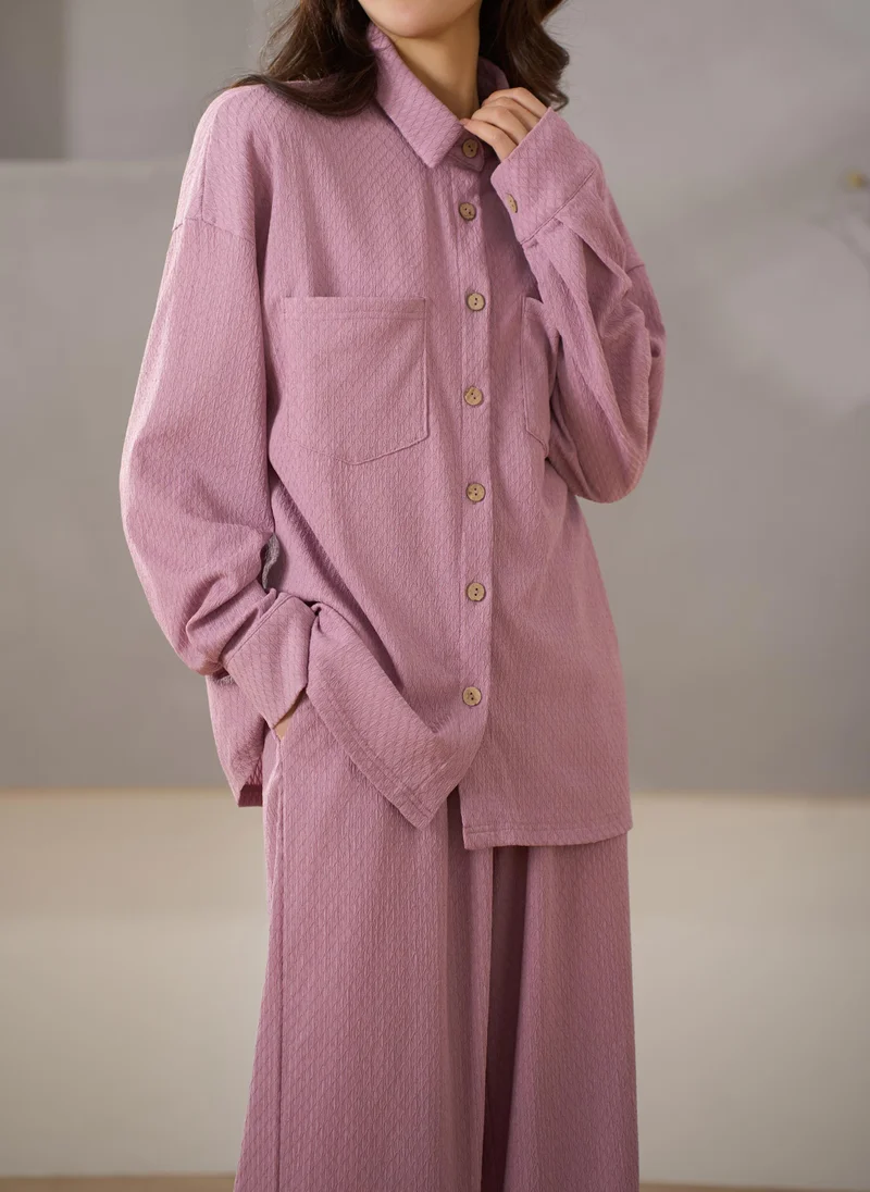 Hassal  Deep Pink Two Piece Suit for Women | Best Price UAE