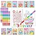 BenLouis 24 Sweet Mini Coloring Books Kids with 24 Stacking Crayons Candyland Donut Party Favors Activity Books Bulk for Kids Ice Cream Birthday Goodie Bag Gift Stuffer Classroom Reward - Image 2