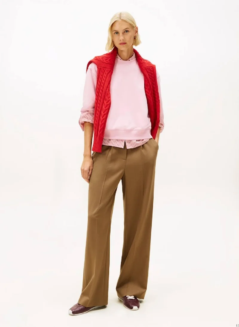 TOMMY HILFIGER Logo Embroidery Terry Sweatshirt