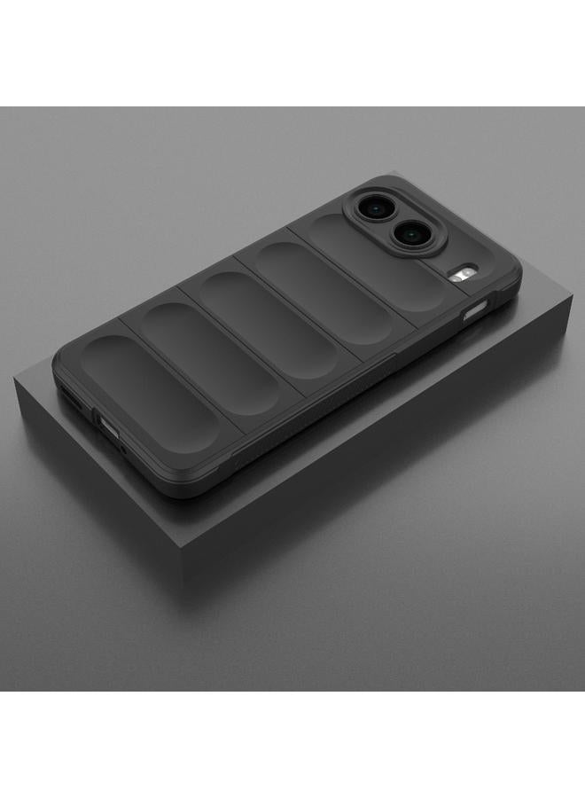 اس-توب جراب لهاتف OnePlus Nord 4 5G Global Magic Shield TPU + جراب هاتف من الفلانيل - Image 2