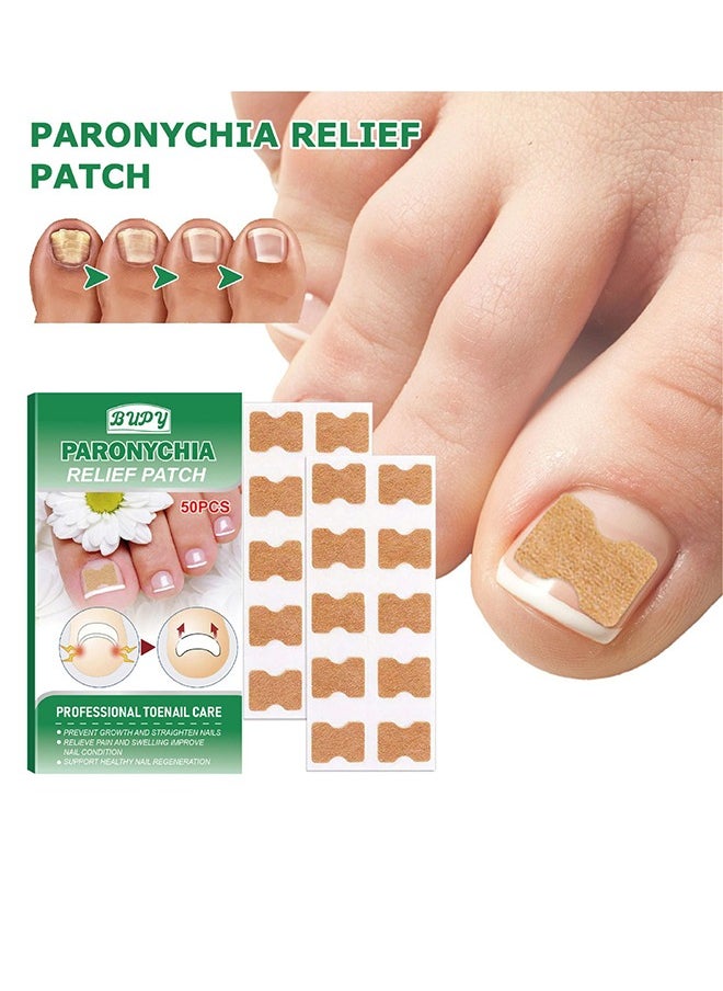 BUPY Bupy Nail Repair Patch For Hands And Feet, Soft Ingrown Nails, Thickened Nails, Bright Nails, Nail Grooves, Onychomycosis Care Patch  - Image 1