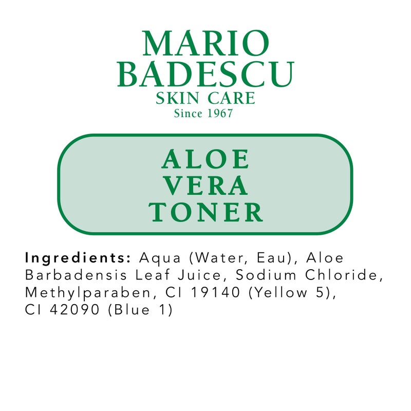 Mario Badescu Aloe Vera Toner for Dry and Sensitive Skin | Soothing Facial Toner that Hydrates and Balances| Formulated with Aloe Vera| 16 FL OZ - Image 4