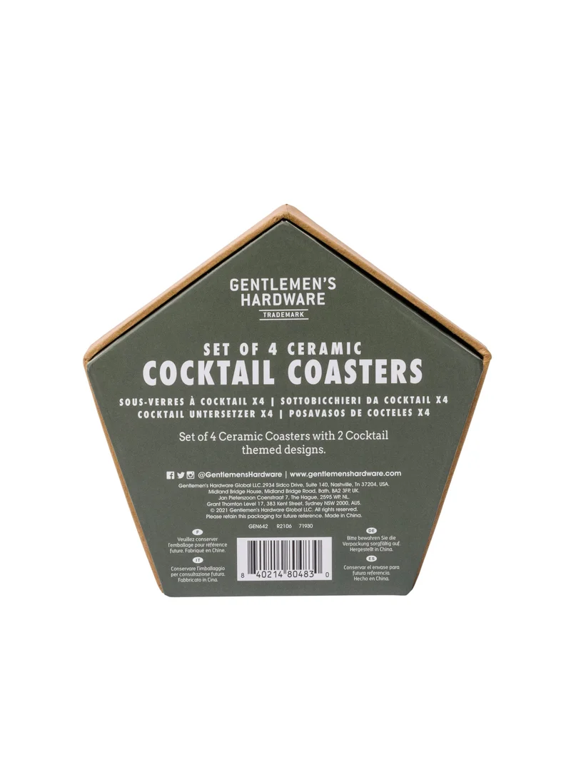 GENTLEMEN'S HARDWARE Coasters - Cocktail