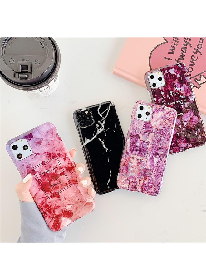 اس-توب جراب هاتف محمول من مادة TPU ناعمة رخامية IMD لهاتف iPhone 12 mini - Image 3