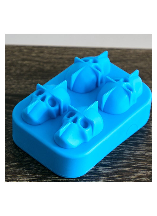 Home Box - Icy 4-Compartment Ice Skulls Shape with Funnel 11.5 x 4.5 x 8 cm - Image 1