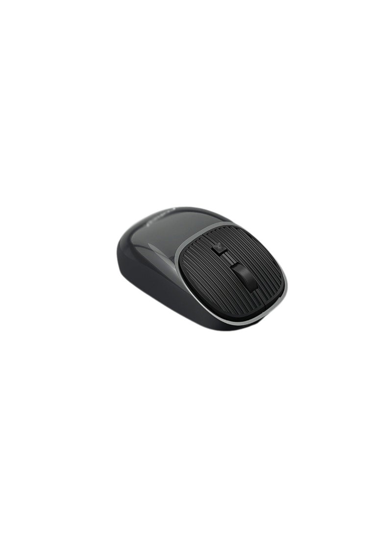 Wireless Mouse Ergonomic Mute Key Rechargeable Anti-slip Comfortable Grip DPI Fast Switching 4 ons 2.4GHz Suitable For Desktop And Laptop Computers (Black) - Image 1