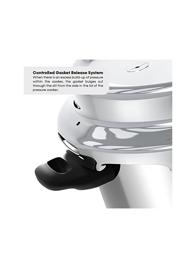 Impex DELIGHT 7 Aluminium Pressure Cooker with Dripless series - Image 4