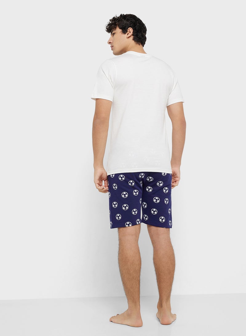 Seventy Five All Over Print T-Shirt & Shorts  - Image 2