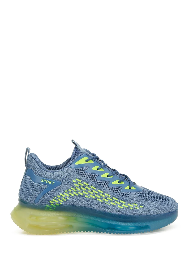 London Rag Chunky Flyknit Men's Sneakers in Blue