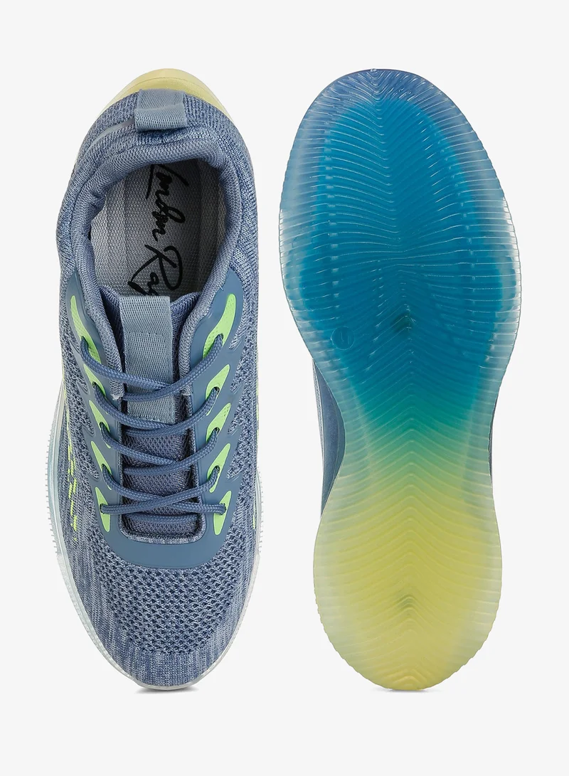 London Rag  Chunky Flyknit Men's Sneakers in Blue for Men | Best Price UAE