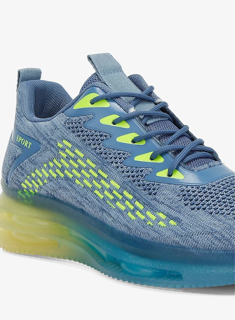 London Rag  Chunky Flyknit Men's Sneakers in Blue for Men | Best Price UAE