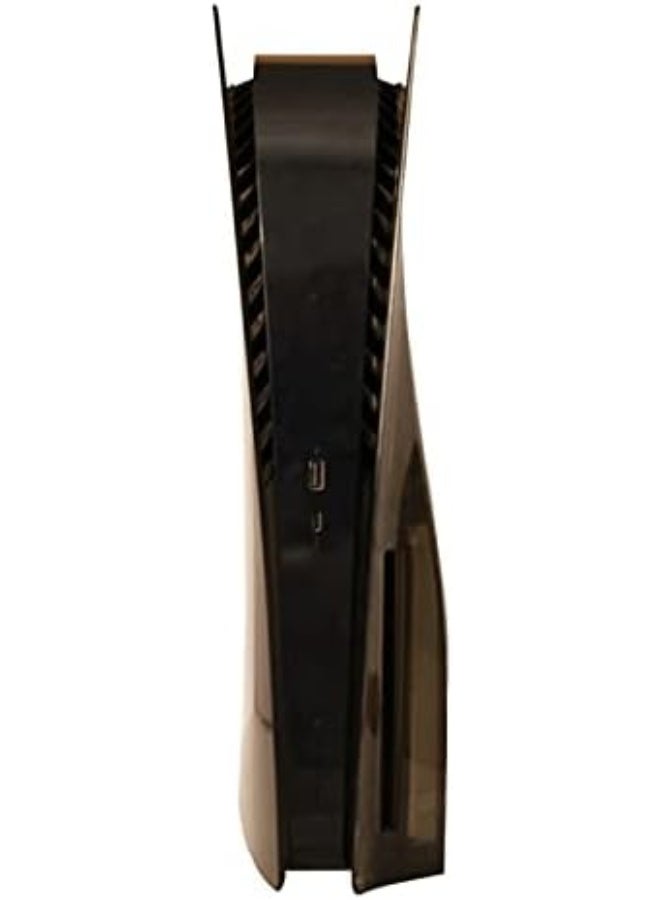 Transparent Shell Hard Shell Replacement Plate Case Cover for PS5 Disc Edition Gaming Console (Transparency Black) - Image 3