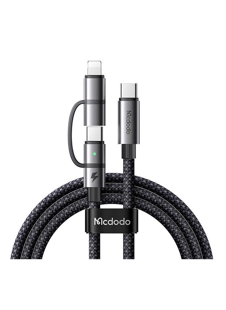 Mcdodo 2in1 cable CA-0450 USB-C to USB-C + Lightning 1.2 m