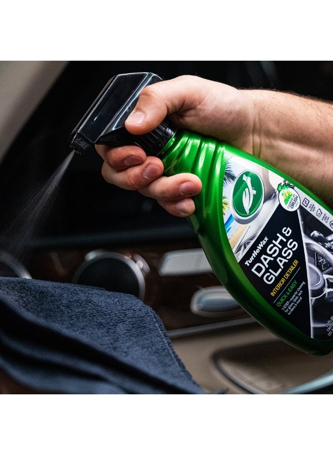 Turtle wax Dash & Glass Caribbean Crush Scent Interior Detailer Streak-Free Glass Quick & Easy 680 ML - Image 4