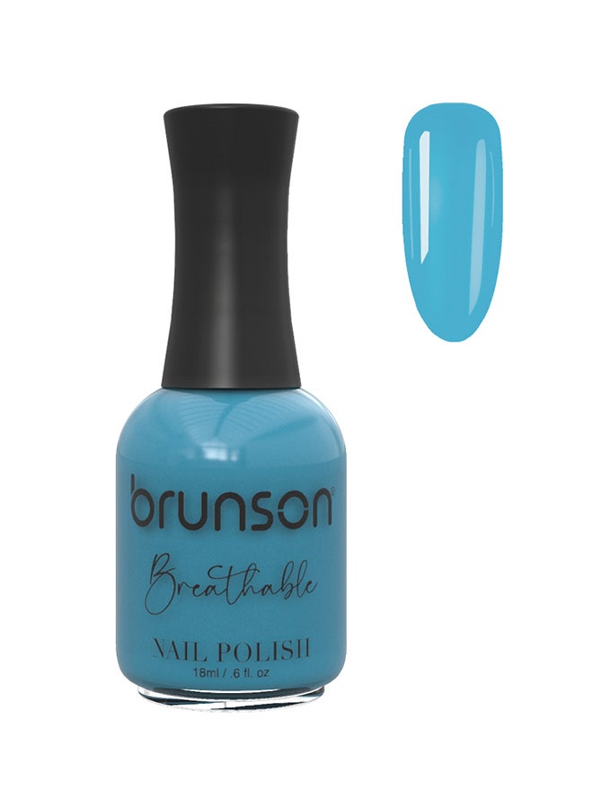 brunson Breathable Nail Polish Halal nail polish Wudu friendly Quick-Dry Vegan long lasting but easy peel off   18ml BH226