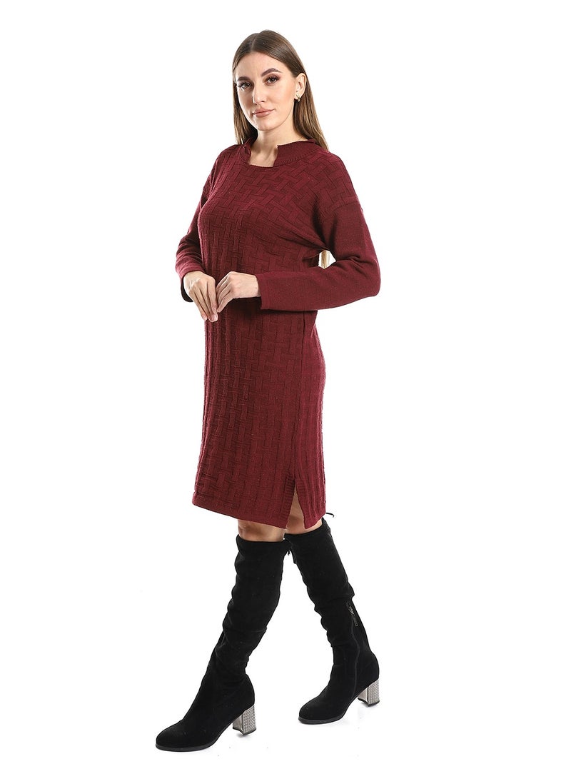 Caesar WomenCasual Wool Short Dress - Image 2