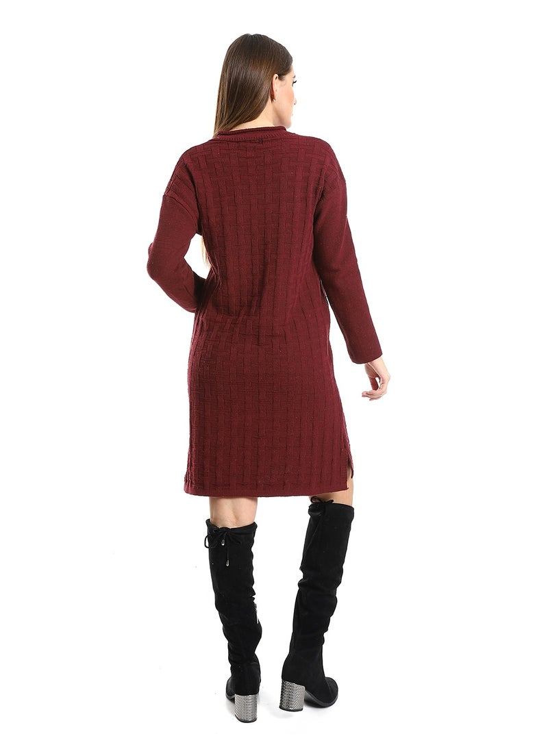 Caesar WomenCasual Wool Short Dress - Image 4