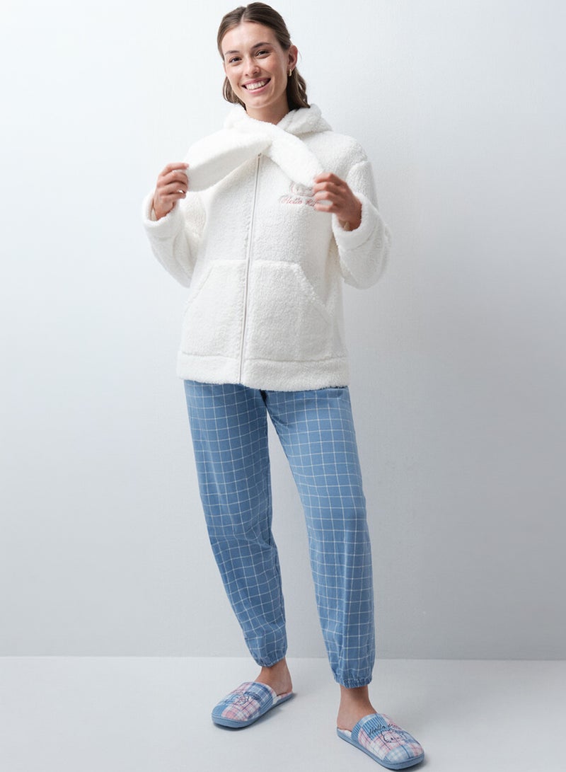 women'secret Hello Kitty short shearling robe - Image 2