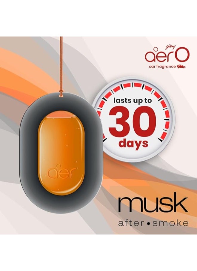 Godrej Aer O Musk After Smoke Car Air Freshener Gel  - Image 4