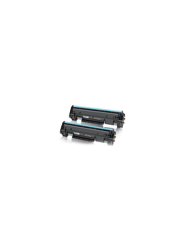 Office Maker 2-Pack 44A CF244A Laserjet Toner Cartridge for HP Printer Black  - Image 5