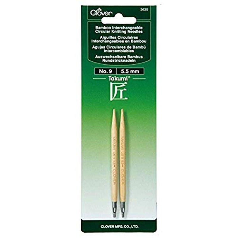 Clover Needlecraft Clover 3639 Needlecraft Takumi No.9 Bamboo Interchangeable Circular Knitting Needles - Image 2