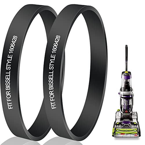 ATUOE 2 Pack Vacuum Belts Replacement for Bissell ProHeat 2X Revolution Pet Carpet Cleaner, Vacuum Cleaner Belts Parts 1606428, Fit Models: 1986,1548,1548F,1550,1551,1964,2007,2007P - Image 1