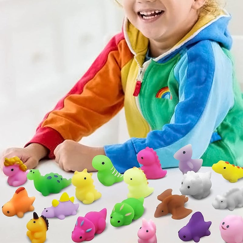 Aviski 30PCS Mochi Squishy Toys, Mini Kawaii Dinosaur Squishies Soft Fidget Toys Stress Squeeze Toys Party Bags Filler for Boys Girls Birthday Gifts - Image 4