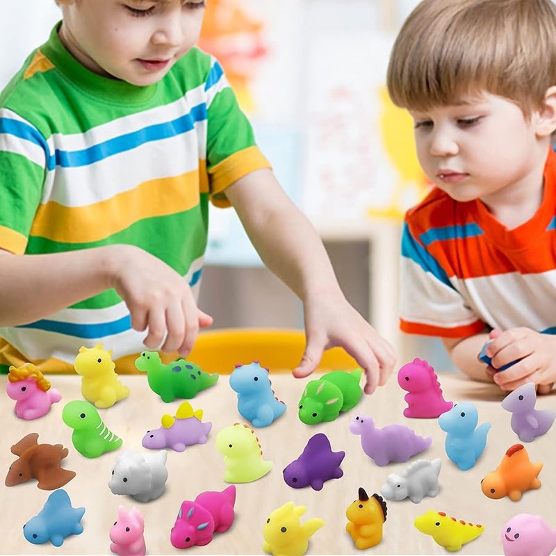 Aviski 30PCS Mochi Squishy Toys, Mini Kawaii Dinosaur Squishies Soft Fidget Toys Stress Squeeze Toys Party Bags Filler for Boys Girls Birthday Gifts - Image 5