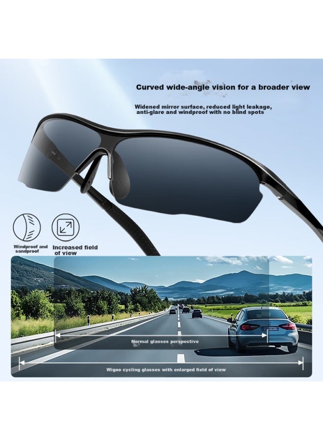 Vegoos Men's Photochromic Polarized Sungl For Driving, Outdoor Cycling, Fishing, And Driving 8088 - Image 5