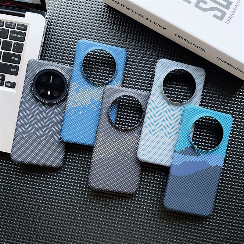 Magnetic Matte PC Half-Wrap Phone Case with Shockproof Heat Dissipation and Anti-Fingerprint Protection - Image 2