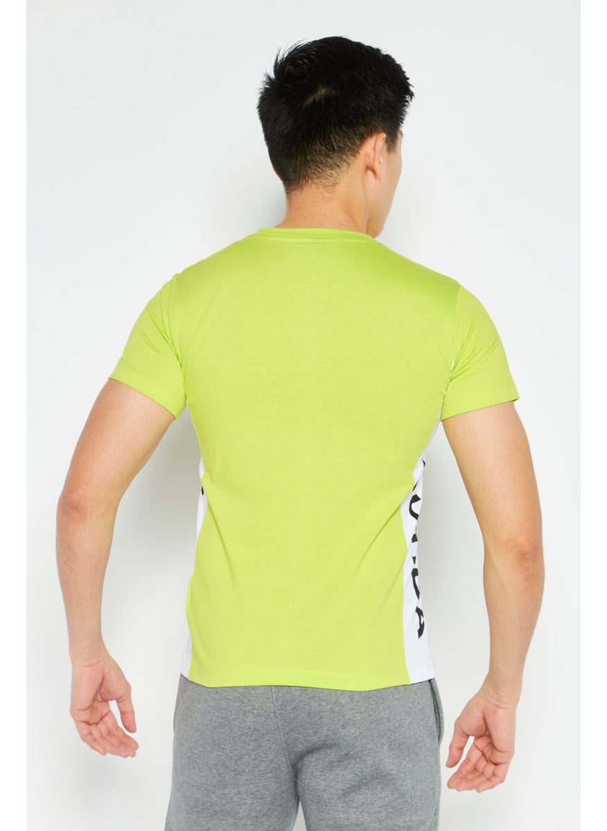 Nautica Competition Men Sportswear Fit Short Sleeve Outdoor T-Shirts, Green Combo  - Image 4
