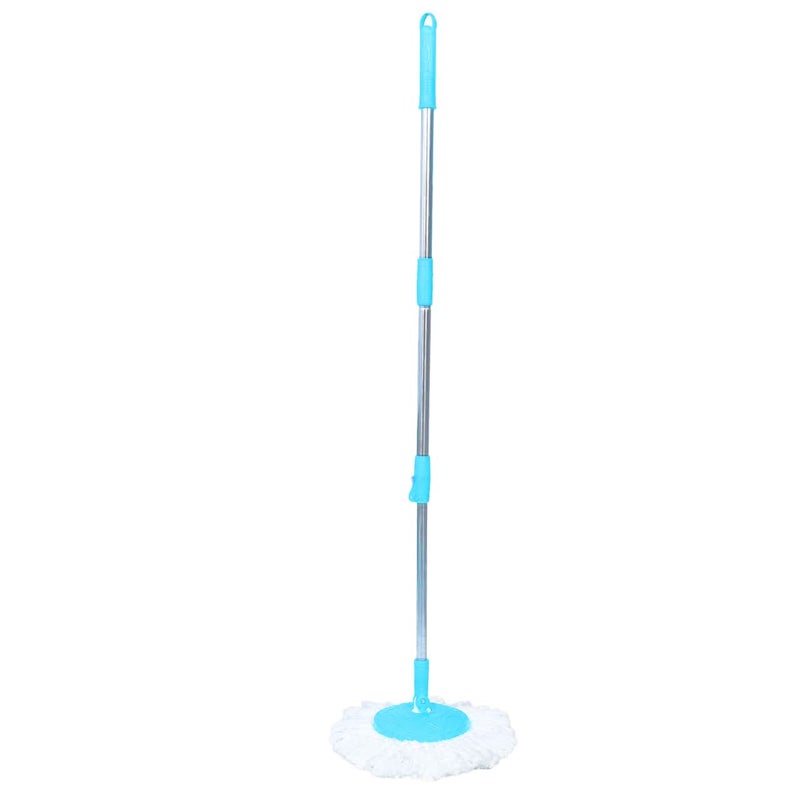 PRANAY'S KLEANUP Kleanup Smart Spin Mop Big Wheels with 1 Microfiber Refills Mops Floor Cleaning Mop Rod Stick with Bucket Mop for Floor Cleaning Pocha for Floor Cleaning Mop Rod Mopping Set - Image 3
