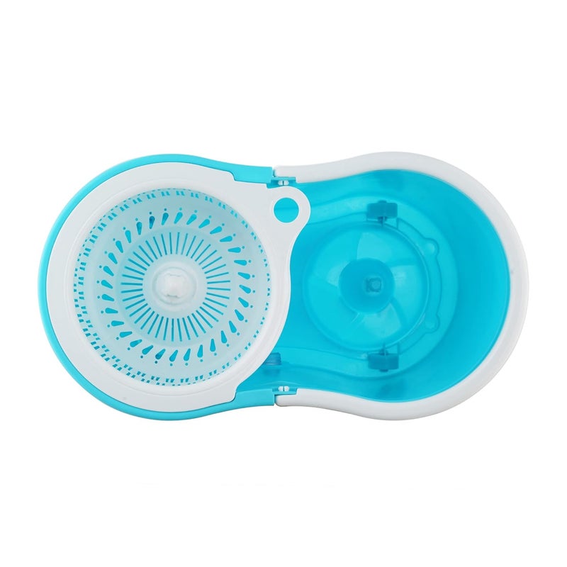 PRANAY'S KLEANUP Kleanup Smart Spin Mop Big Wheels with 1 Microfiber Refills Mops Floor Cleaning Mop Rod Stick with Bucket Mop for Floor Cleaning Pocha for Floor Cleaning Mop Rod Mopping Set - Image 4